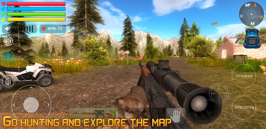 Russian Car Driver Uaz Hunter МОД/Взлом [Меню, Бесконечные монеты и Открытые уровни] Screenshot 3