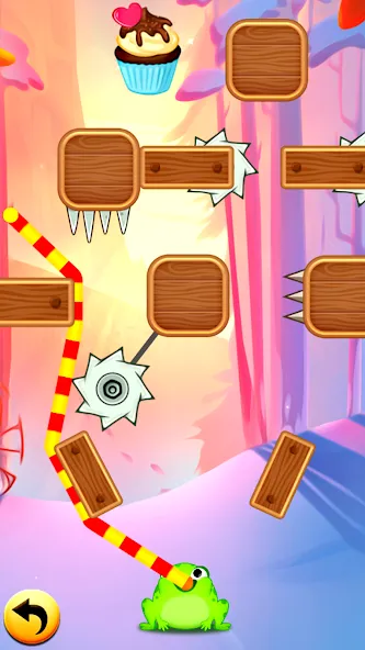 Frog Thife: Candy Thief Puzzle (Фрог Тифе) МОД/Взлом [Меню, Бесконечные монеты и Открытые уровни] Screenshot 1