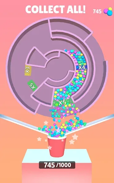 Multi Maze 3D МОД/Взлом [Много монет, Открытые уровни и Мега MOD] Screenshot 1