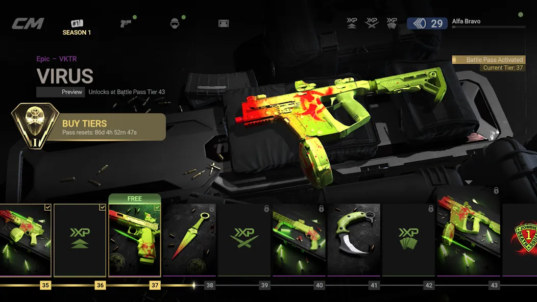Combat Master Mobile FPS (Комбат Мастер Мобайл ФПС) МОД/Взлом [Меню, Бесконечные монеты и Открытые уровни] Screenshot 2