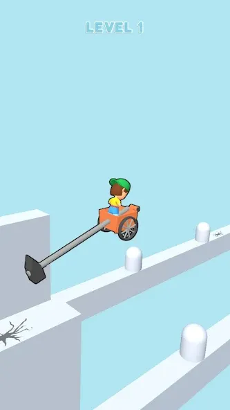 Hammer Race 3D (Хаммер Рейс 3D) МОД/Взлом [Бесконечные деньги, Монеты и Мега MOD] Screenshot 4