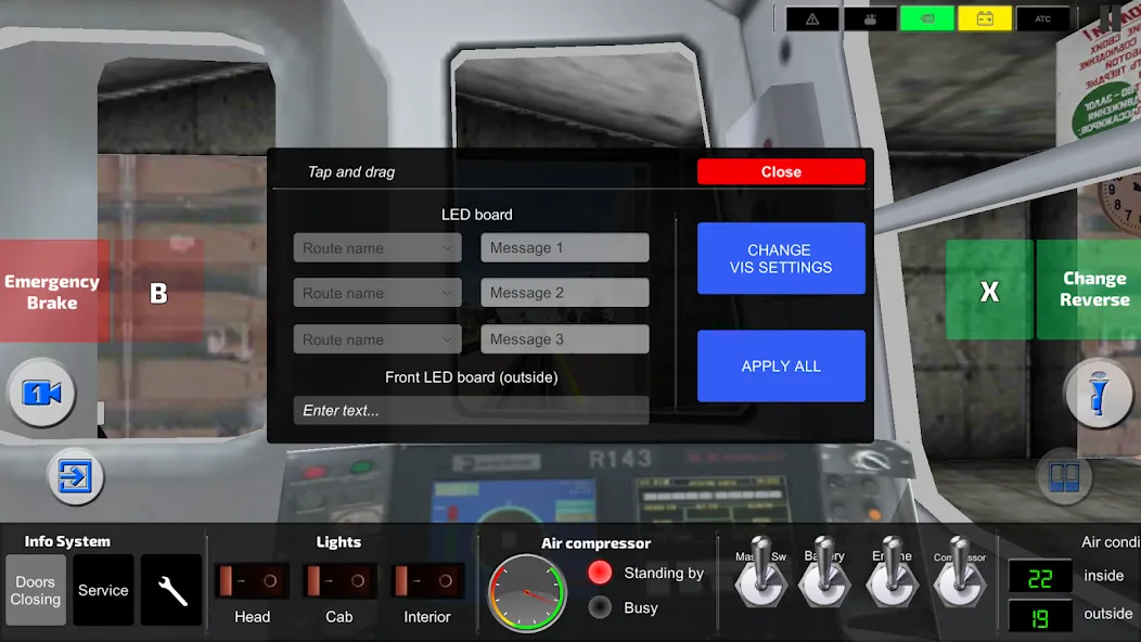 AG Subway Simulator Pro (Симулятор метро ) МОД/Взлом [Деньги, Монеты и Меню MOD] Screenshot 1