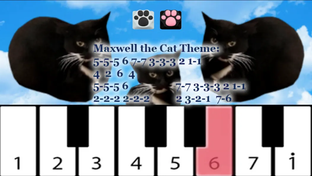 Maxwell the Cat piano (Максвелл зе Кэт пиано) МОД/Взлом [Бесконечные деньги, Монеты и Мега MOD] Screenshot 3