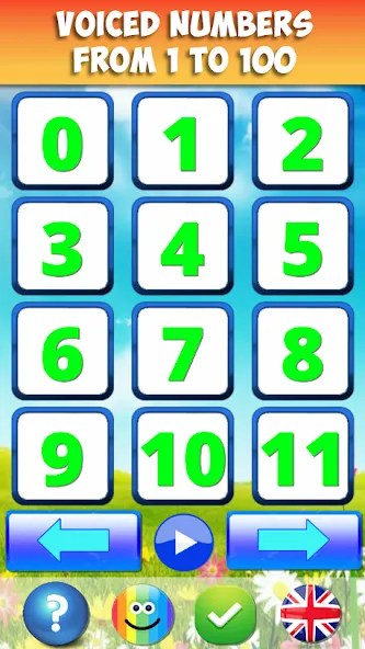 Numbers for kids 1 to 10 Math МОД/Взлом [Бесконечные деньги, Монеты и Мега MOD] Screenshot 1