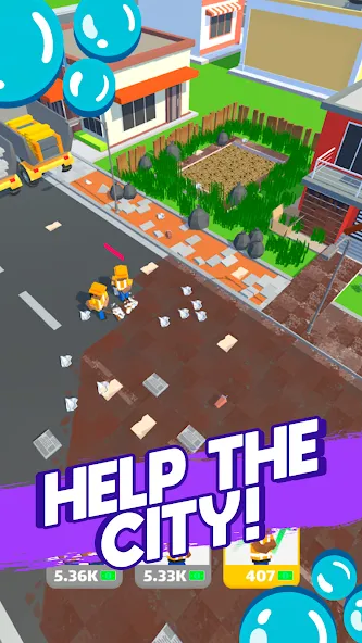 Cleaning Idle (Клининг Айдл) МОД/Взлом [Много денег, Монет и Все открыто] Screenshot 4