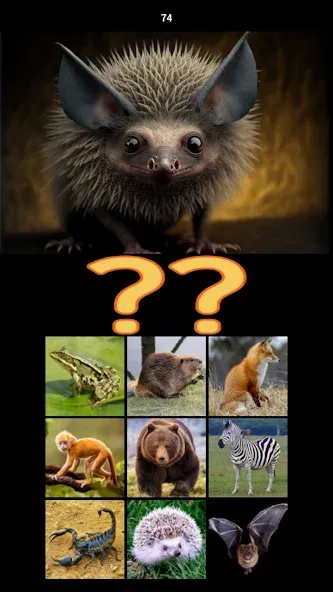 Hybrid Animals Crazy Lab Quiz (Хибридные животные Сумасшедшая лаборатория Викторина) МОД/Взлом [Все открыто, Дополнительные деньги и Меню MOD] Screenshot 2