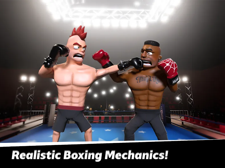 Smash Boxing: Punch Hero (Смэш Боксинг) МОД/Взлом [Все открыто, Дополнительные деньги и Меню MOD] Screenshot 3