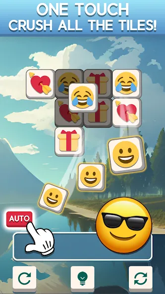 Tile Match Emoji -Triple Tile (Тил Матч Эмоджи) МОД/Взлом [Бесконечные деньги, Монеты и Мега MOD] Screenshot 3