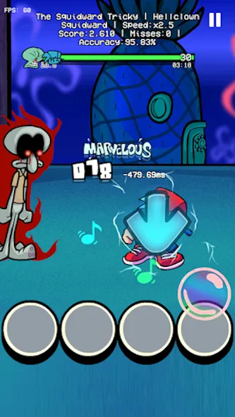 Trickward Undersea Beat Battle (Триковый Фанкин Мод против БФ) МОД/Взлом [Деньги, Монеты и Меню MOD] Screenshot 1
