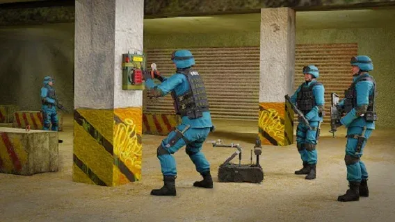 Army Bomb Games 3D Nuclear War МОД/Взлом [Меню, Бесконечные монеты и Открытые уровни] Screenshot 1