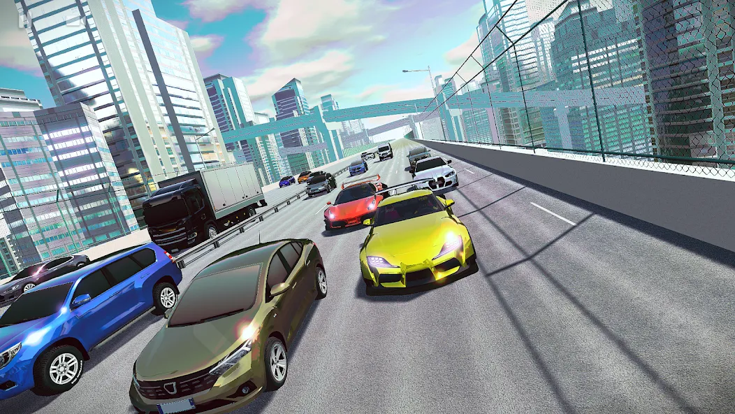 Racing Xperience: Online Race (Рейсинг Экспириенс) МОД/Взлом [Меню, Бесконечные монеты и Открытые уровни] Screenshot 1