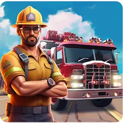 Скачать Взломанная Real Firefighter 3D Simulator на Андроид (Много денег) бесплатно