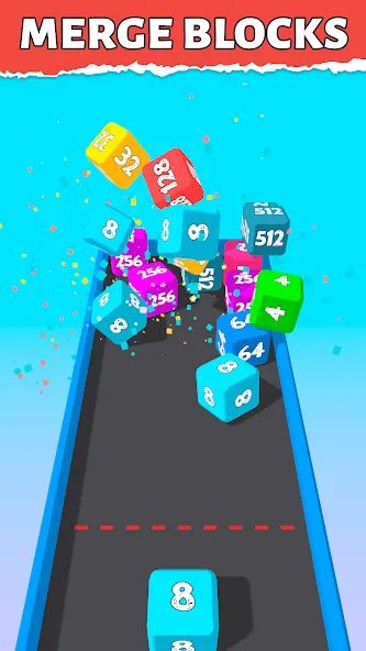 Bounce Merge 2048 Join Numbers МОД/Взлом [Много монет, Открытые уровни и Мега MOD] Screenshot 2