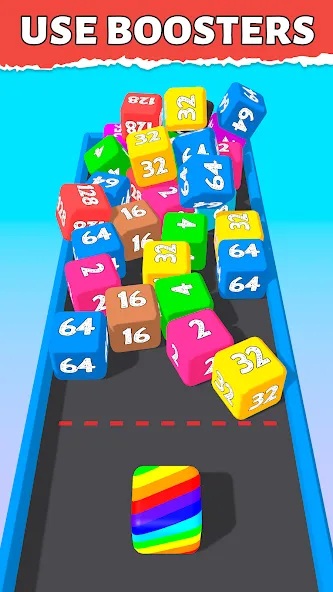 Bounce Merge 2048 Join Numbers МОД/Взлом [Много монет, Открытые уровни и Мега MOD] Screenshot 4