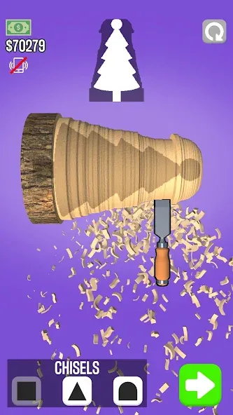 Woodturning (Вудтурнинг) МОД/Взлом [Все открыто, Дополнительные деньги и Меню MOD] Screenshot 1