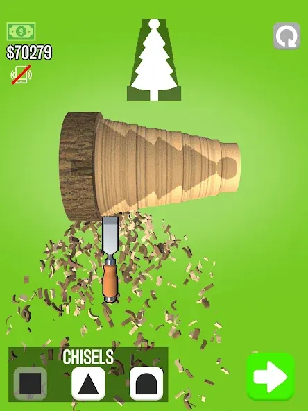 Woodturning (Вудтурнинг) МОД/Взлом [Все открыто, Дополнительные деньги и Меню MOD] Screenshot 5