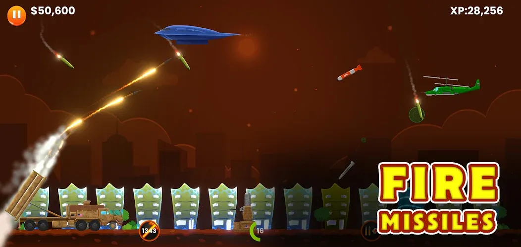 Ballistic Defense МОД/Взлом [Много денег, Монет и Все открыто] Screenshot 2