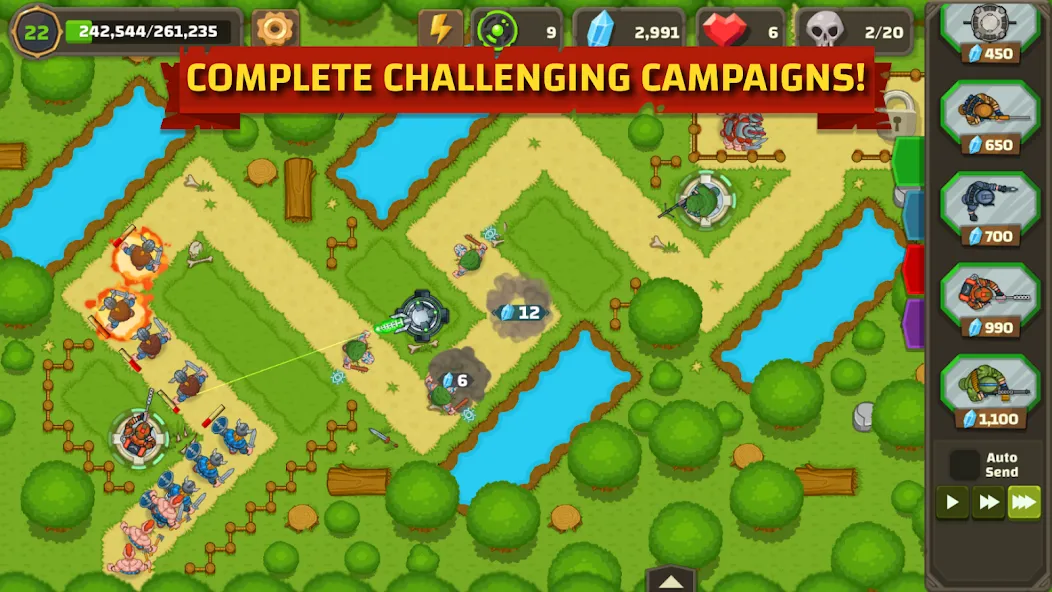 Ancient Allies Tower Defense (Аншент Эллайес Тауэр Дефенс) МОД/Взлом [Деньги, Монеты и Меню MOD] Screenshot 2