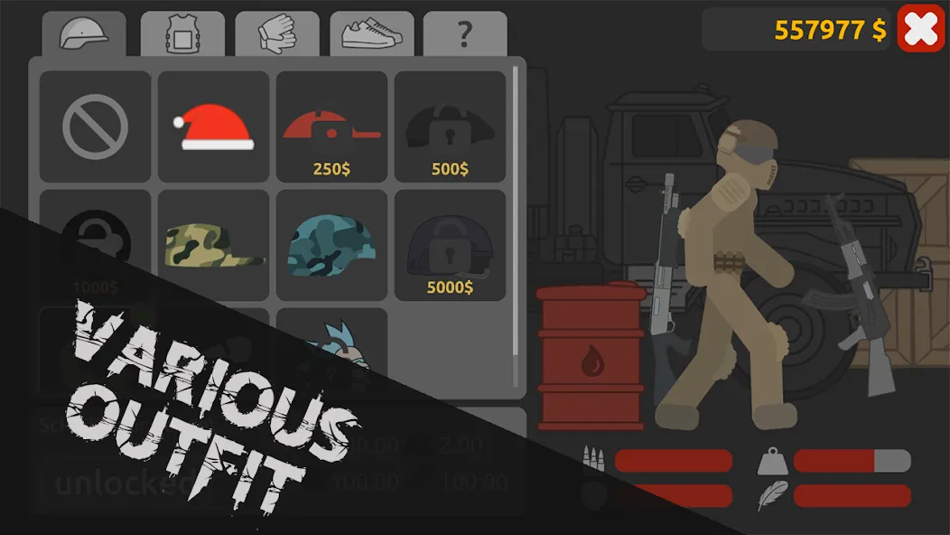 Stick Battle: Ragdoll Fight МОД/Взлом [Деньги, Монеты и Меню MOD] Screenshot 4