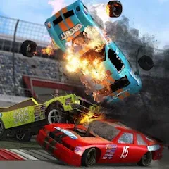 Скачать Demolition Derby 2 взлом на много денег и всё открыто на Андроид бесплатно
