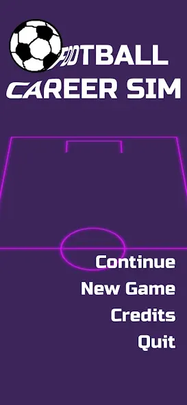 Football Career Sim (Футбольный Карьерный Симулятор) МОД/Взлом [Все открыто, Дополнительные деньги и Меню MOD] Screenshot 1