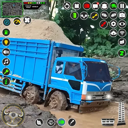 Mud Truck Runner Simulator 3D МОД/Взлом [Бесконечные деньги, Монеты и Мега MOD] Screenshot 1