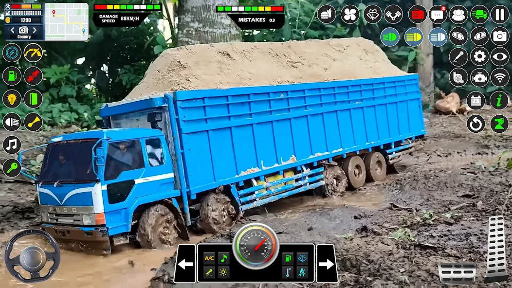 Mud Truck Runner Simulator 3D МОД/Взлом [Бесконечные деньги, Монеты и Мега MOD] Screenshot 4