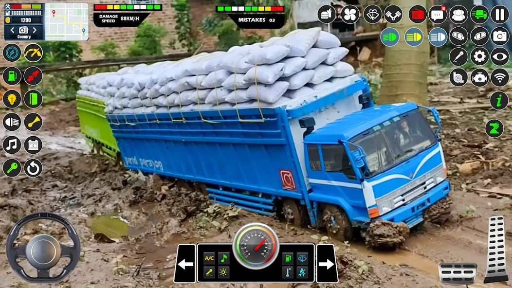 Mud Truck Runner Simulator 3D МОД/Взлом [Бесконечные деньги, Монеты и Мега MOD] Screenshot 5