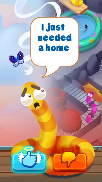 Worm out: Brain teaser games (Ворм аут) МОД/Взлом [Деньги, Монеты и Меню MOD] Screenshot 2