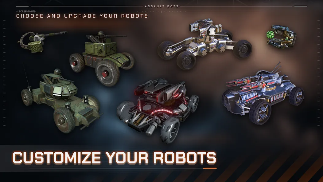 Assault Bots: Multiplayer (Ассальт Ботс) МОД/Взлом [Бесконечные деньги, Монеты и Мега MOD] Screenshot 2