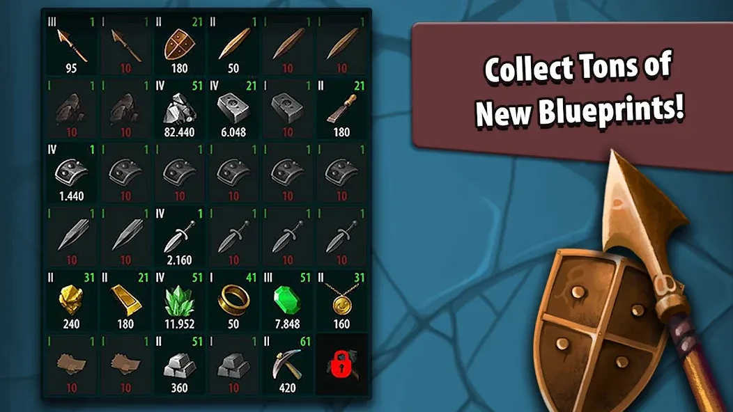 Crafting Idle Clicker МОД/Взлом [Бесконечные деньги, Монеты и Мега MOD] Screenshot 4