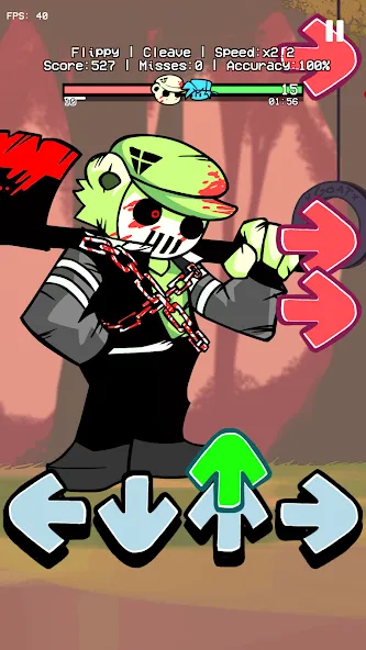 Flippy Flippin Out V1 Mod (ФНФ Флиппи Флиппинг Аут 1 Мод) МОД/Взлом [Много монет, Открытые уровни и Мега MOD] Screenshot 3