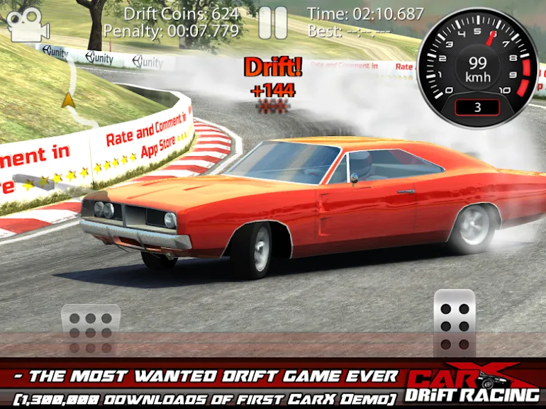 CarX Drift Racing Lite (КарХ Дрифт Рейсинг Лайт) МОД/Взлом [Меню, Бесконечные монеты и Открытые уровни] Screenshot 5