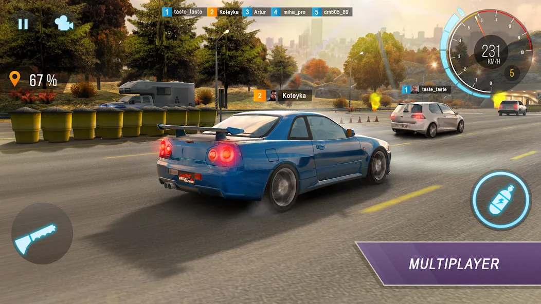 CarX Highway Racing (КарХ Хайвей Рейсинг) МОД/Взлом [Бесконечные деньги, Монеты и Мега MOD] Screenshot 1