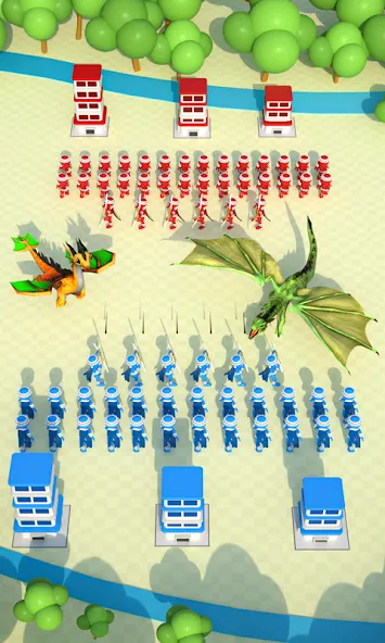 Merge And Conquer: Battle Game (Мердж энд Конкер) МОД/Взлом [Бесконечные деньги, Монеты и Мега MOD] Screenshot 2