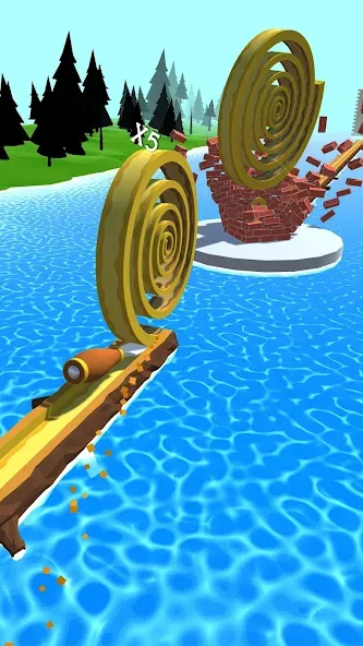 Spiral Roll (пирал Ролл) МОД/Взлом [Много монет, Открытые уровни и Мега MOD] Screenshot 5