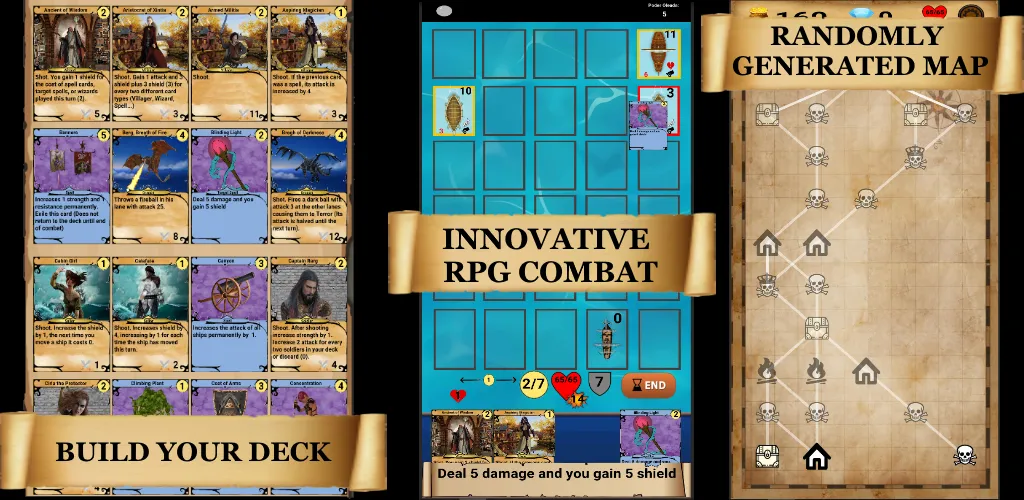 RogueShip - RPG Roguelike Card (РоугеШип) МОД/Взлом [Много монет, Открытые уровни и Мега MOD] Screenshot 2