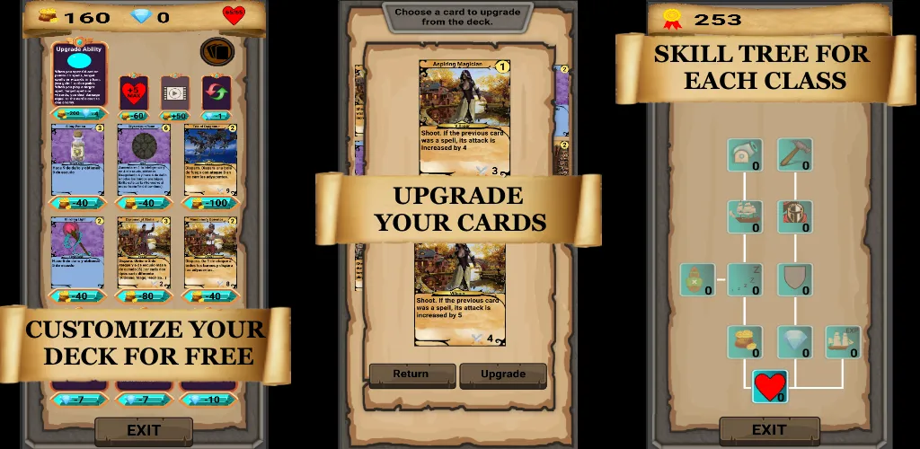 RogueShip - RPG Roguelike Card (РоугеШип) МОД/Взлом [Много монет, Открытые уровни и Мега MOD] Screenshot 3