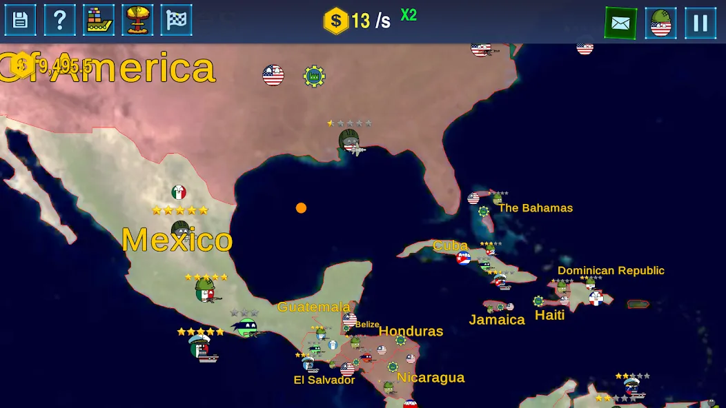 Countryballs: World War Simula (Кантриболс) МОД/Взлом [Деньги, Монеты и Меню MOD] Screenshot 5