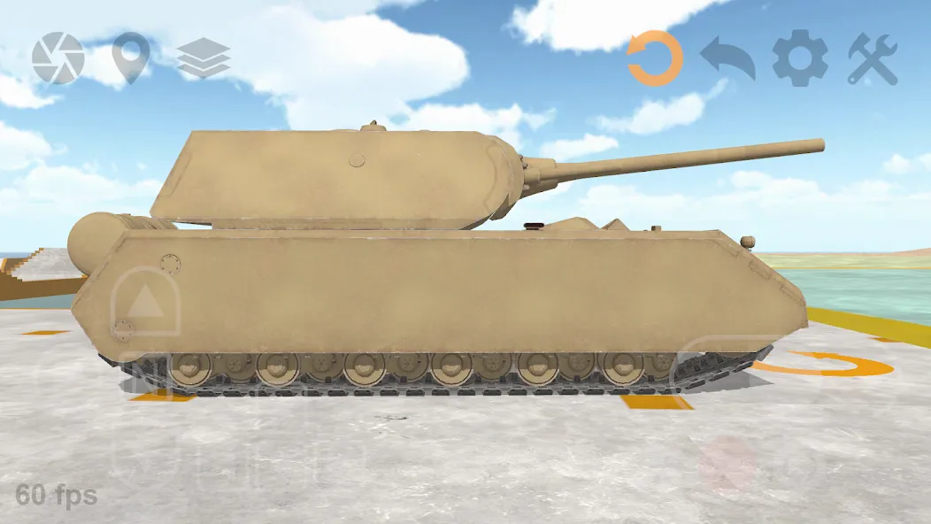 Tank Physics Mobile Vol.3 МОД/Взлом [Много денег, Монет и Все открыто] Screenshot 5