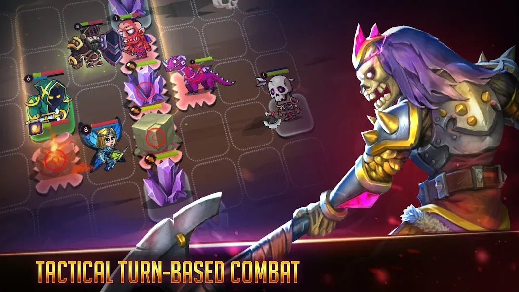 Forest Knight - Tactical RPG (Форест Найт) МОД/Взлом [Все открыто, Дополнительные деньги и Меню MOD] Screenshot 1