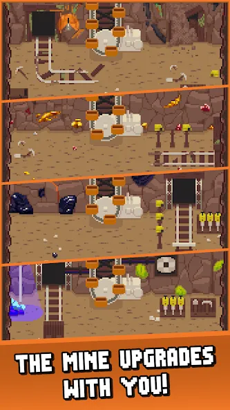Idle Cave Miner (Айдл Кейв Майнер) МОД/Взлом [Бесконечные деньги, Монеты и Мега MOD] Screenshot 3