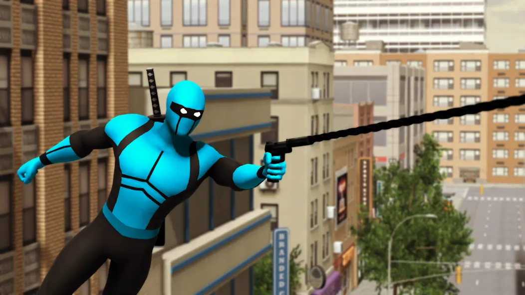 Blue Ninja : Superhero Game (Блу Ниндзя) МОД/Взлом [Деньги, Монеты и Меню MOD] Screenshot 3