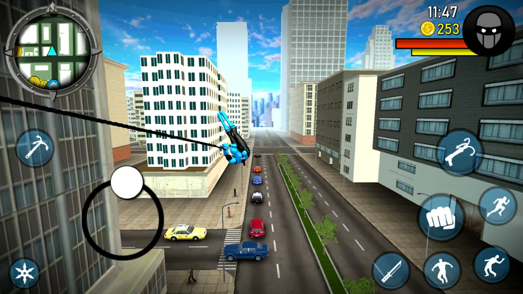 Blue Ninja : Superhero Game (Блу Ниндзя) МОД/Взлом [Деньги, Монеты и Меню MOD] Screenshot 5