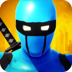 Скачать взломанный Blue Ninja : Superhero Game на Андроид бесплатно (Мод: Много денег)