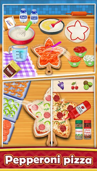 Pizza Maker - Cooking Games МОД/Взлом [Деньги, Монеты и Меню MOD] Screenshot 2