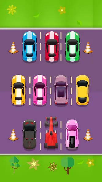 Kids Racing, Racecar Boy Girl МОД/Взлом [Меню, Бесконечные монеты и Открытые уровни] Screenshot 2