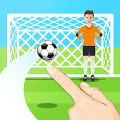 Скачать Penalty Shootout Game Offline Взлом (Много денег) на Андроид бесплатно