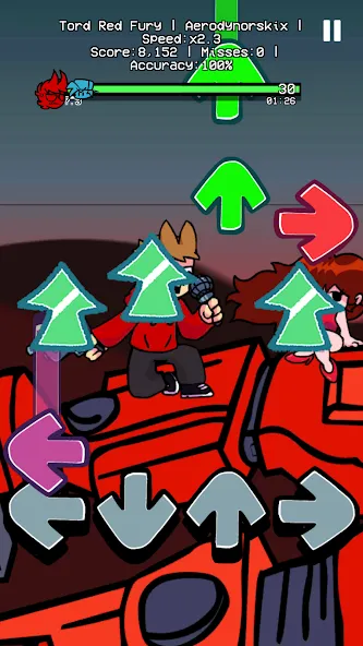 Tord Expanded Music Fight (Торд Расширенная Модификация) МОД/Взлом [Меню, Бесконечные монеты и Открытые уровни] Screenshot 2
