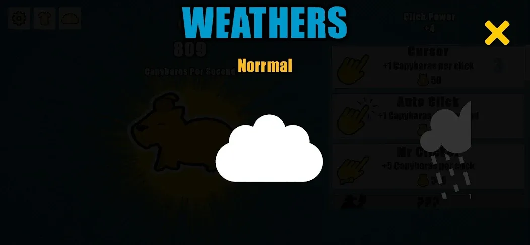Capybara Clicker (Капибара Кликер) МОД/Взлом [Бесконечные деньги, Монеты и Мега MOD] Screenshot 4